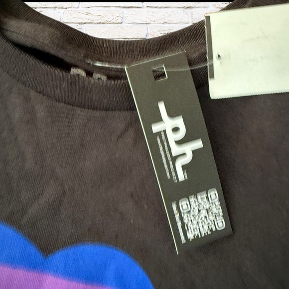 NWT The Phluid Project Mens Proud Black Crewneck Tee Graphic T-Shirt Pride Large - Picture 2 of 3